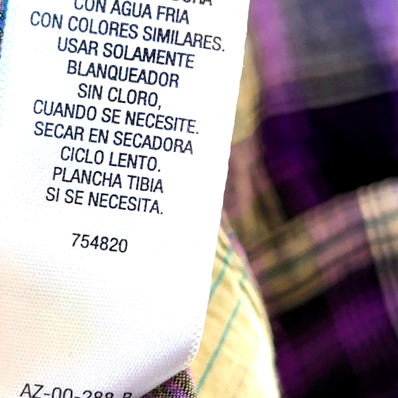 Arizona Women's plaid button down - Picture 8 of 12